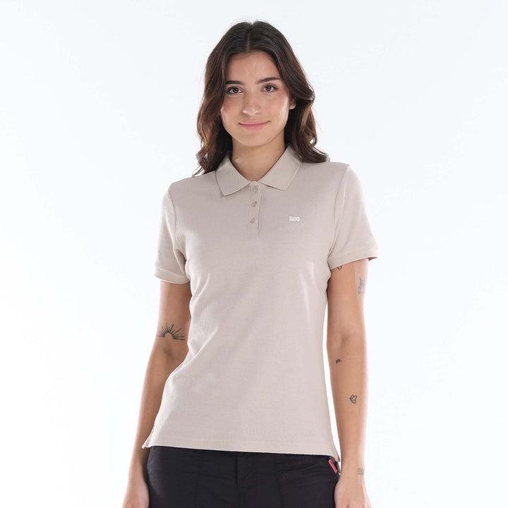 LEE LADIES CLASSIC SPORTSHIRT WITH SMALL PATCHED LOGO
