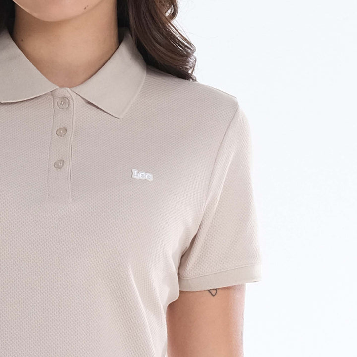 LEE LADIES CLASSIC SPORTSHIRT WITH SMALL PATCHED LOGO