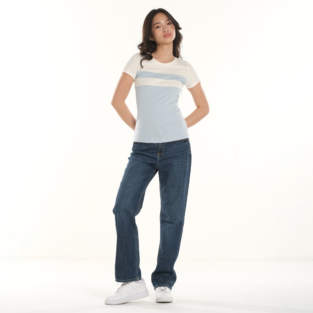 LEE LADIES CUT & SEW ROUND NECK TEE