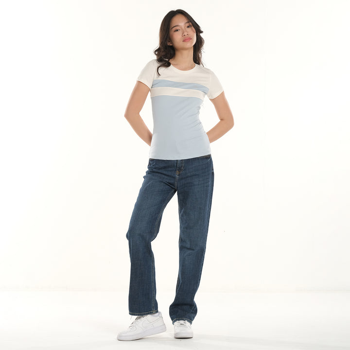 LEE LADIES CUT & SEW ROUND NECK TEE