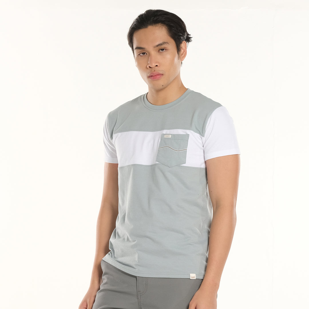 LEE MENS ROUNDNECK POCKET TEE