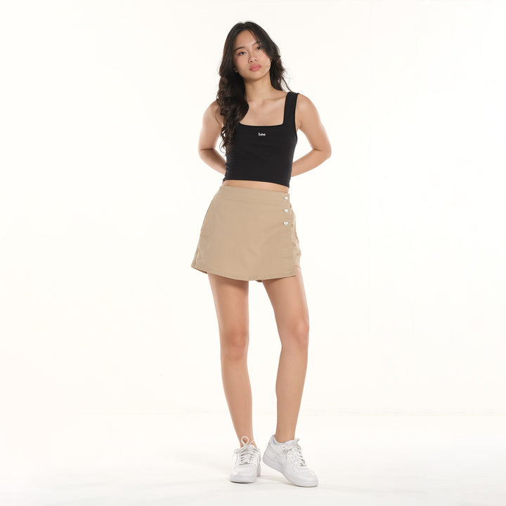 LEE LADIES THREE-BUTTONS SKORT
