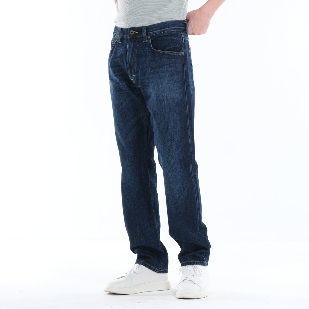 Lee Mens 101+Z Denim Pants 30" Inseam–Comfort Straight in Med Vintage Used