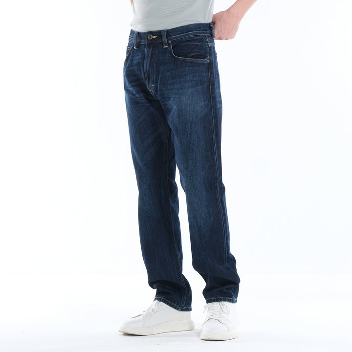 Lee Mens 101+Z Denim Pants 30" Inseam–Comfort Straight in Med Vintage Used