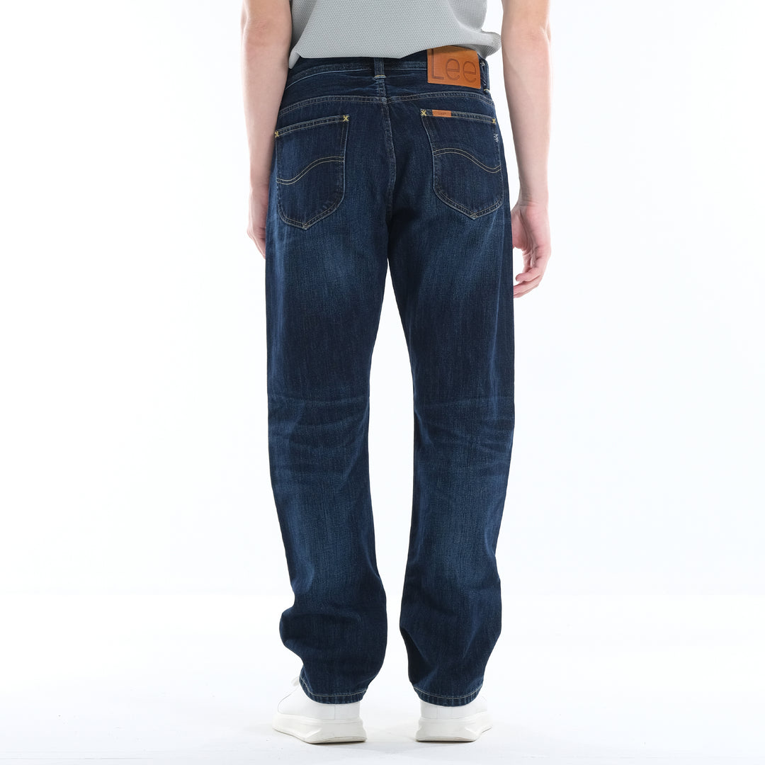 Lee Mens 101+Z Denim Pants 30" Inseam–Comfort Straight in Med Vintage Used