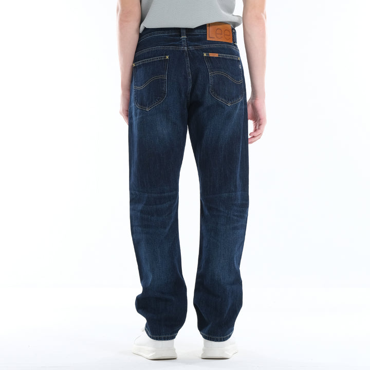Lee Mens 101+Z Denim Pants 30" Inseam–Comfort Straight in Med Vintage Used