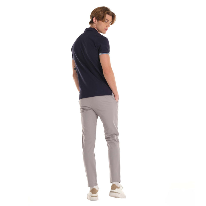 MENS STRIPED TRIM SPORTSHIRT