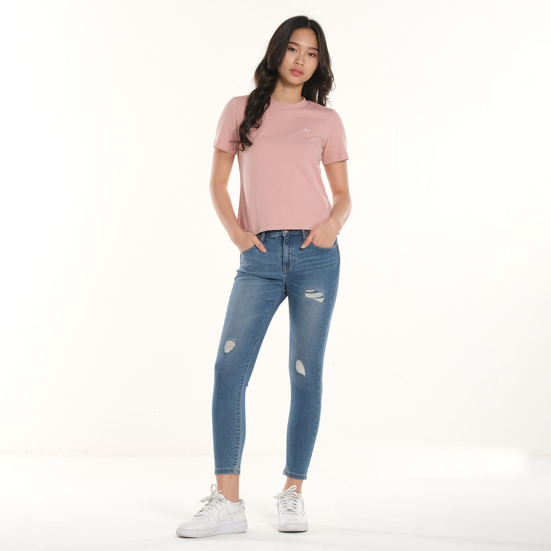 LEE LADIES BASIC ROUNDNECK TEE