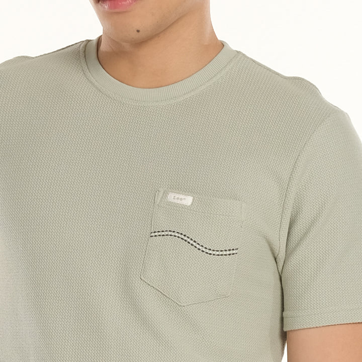 LEE MENS ROUNDNECK POCKET TEE
