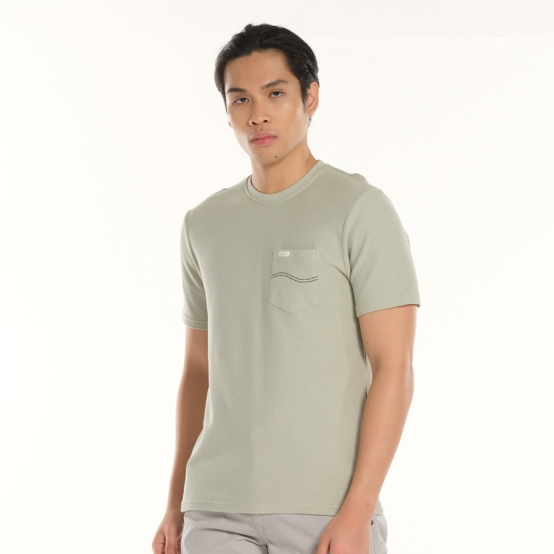 LEE MENS ROUNDNECK POCKET TEE