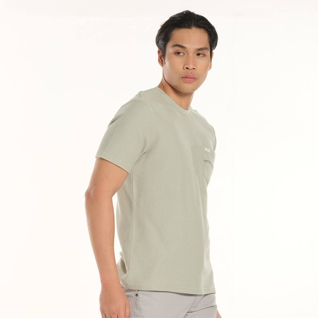 LEE MENS ROUNDNECK POCKET TEE