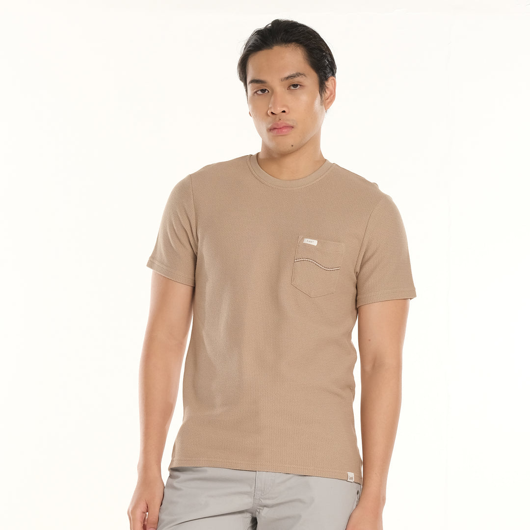 LEE MENS ROUNDNECK POCKET TEE