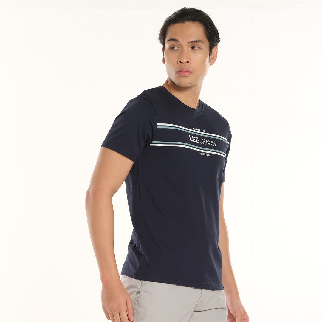 LEE MENS BASIC ROUNDNECK GRAPHIC TEE