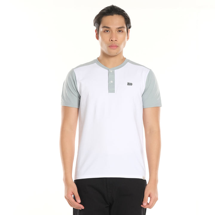 LEE MENS ROUNDNECK SMALL LOGO TEE
