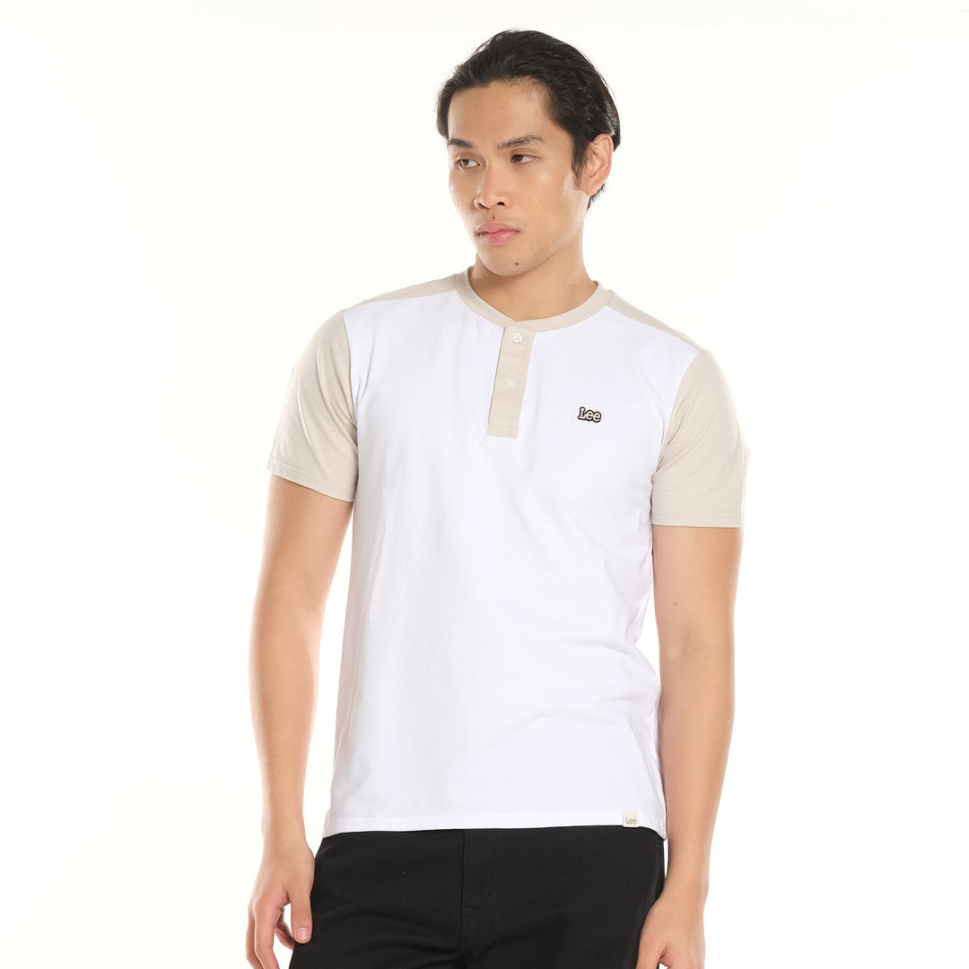 LEE MENS ROUNDNECK SMALL LOGO TEE