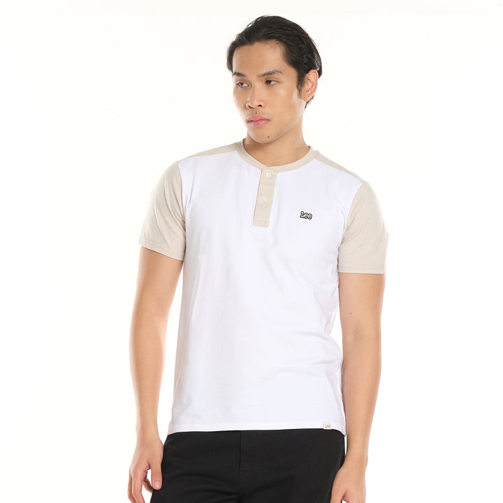 LEE MENS ROUNDNECK SMALL LOGO TEE