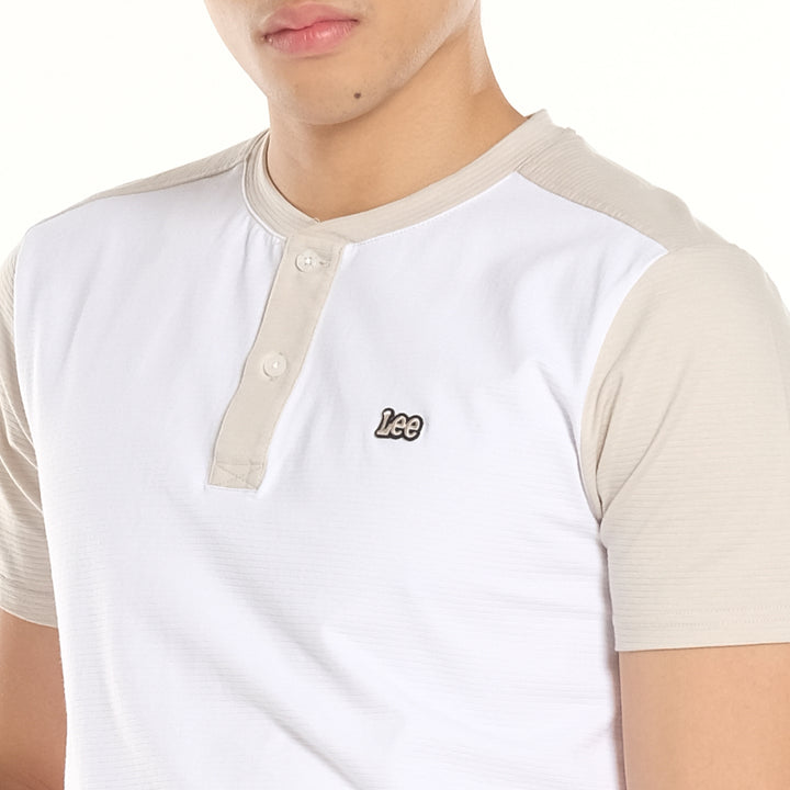 LEE MENS ROUNDNECK SMALL LOGO TEE