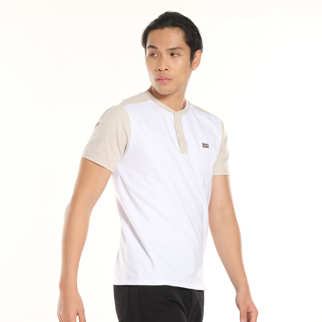 LEE MENS ROUNDNECK SMALL LOGO TEE