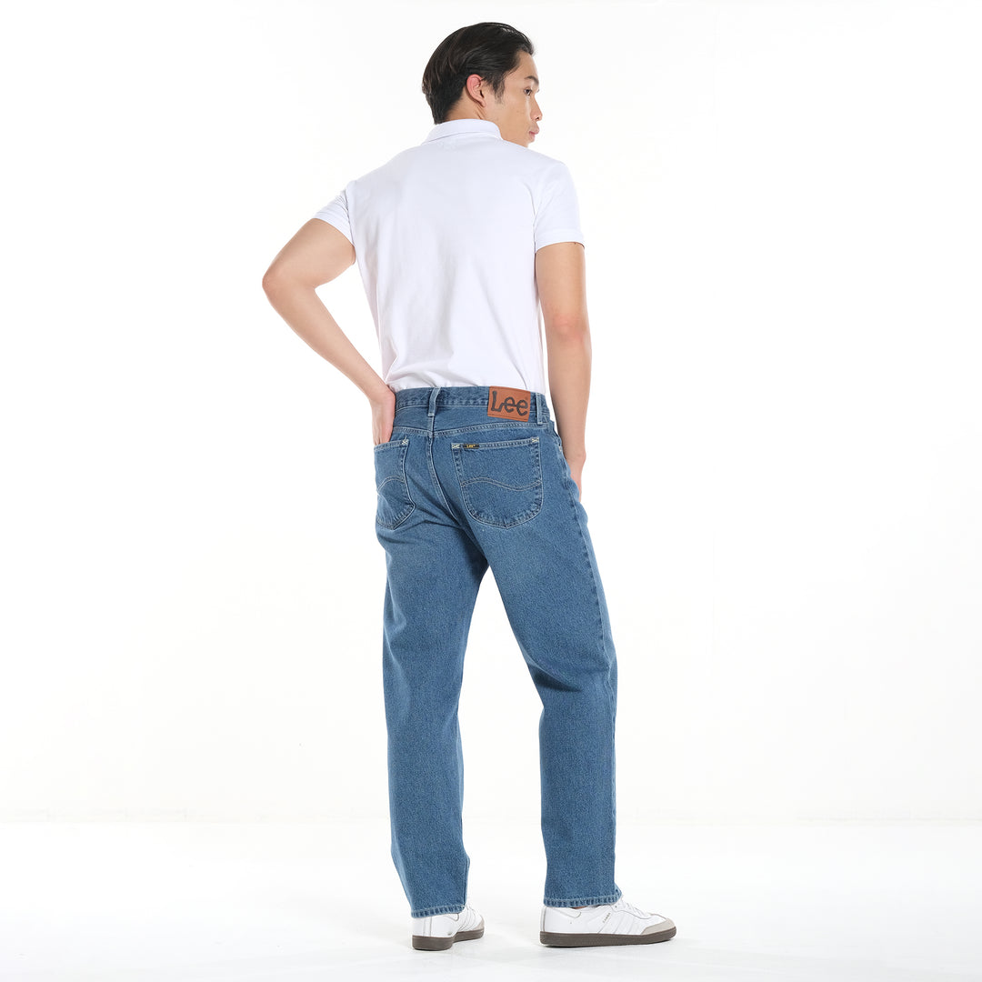 LEE MENS EASY RIDER LOOSE STRAIGHT DENIM JEANS 30" INSEAM
