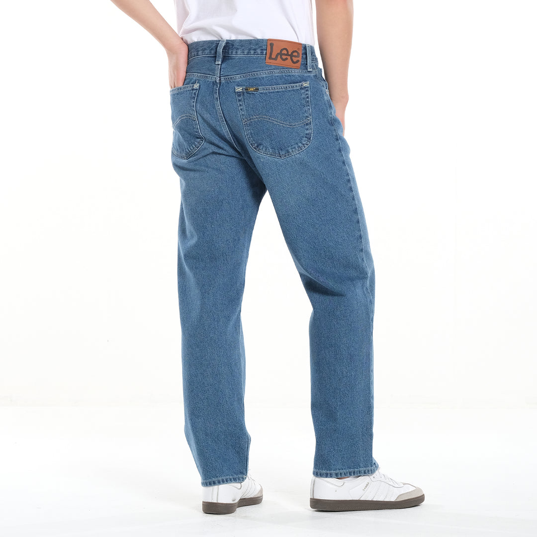 LEE MENS EASY RIDER LOOSE STRAIGHT DENIM JEANS 30" INSEAM