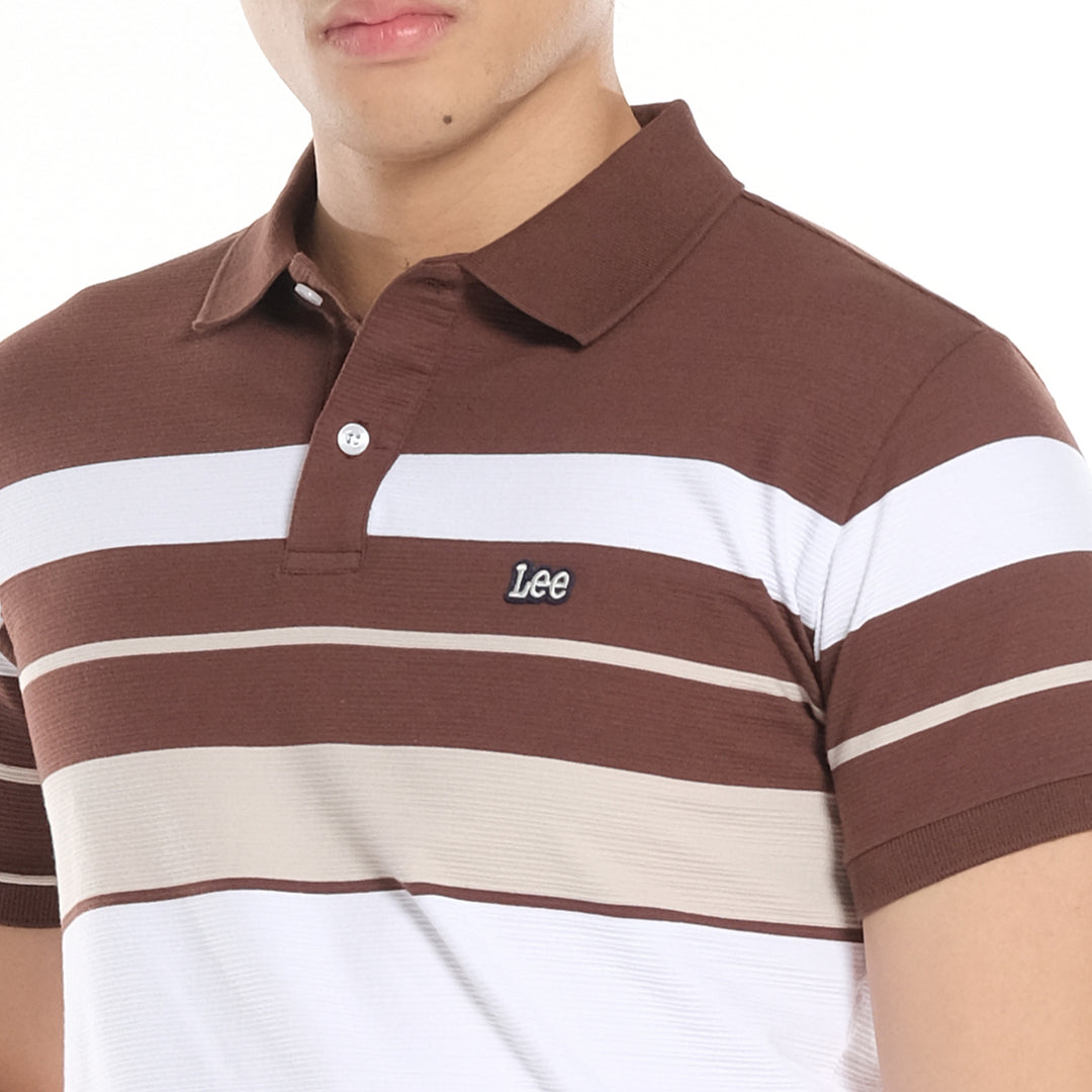 LEE MENS STRIPES SPORTSHIRT EURO FIT