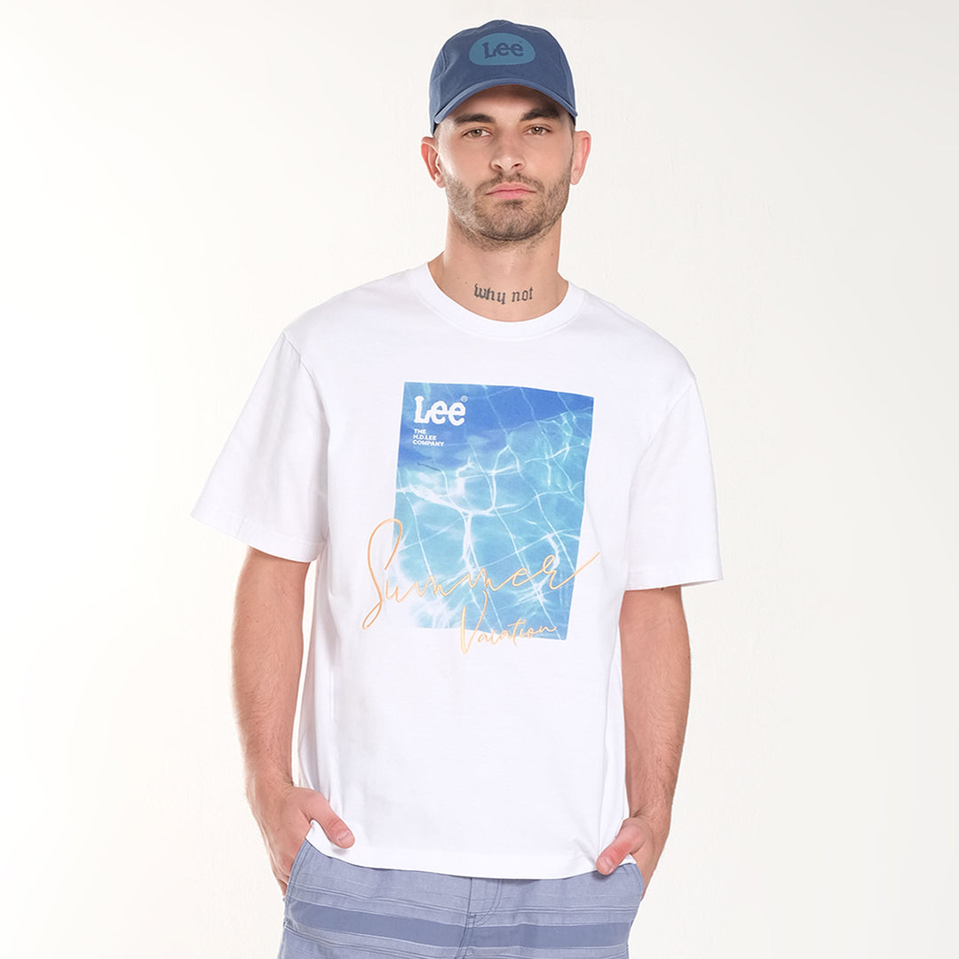 MENS OVERSIZED ROUNDNECK GRAPHIC TEE