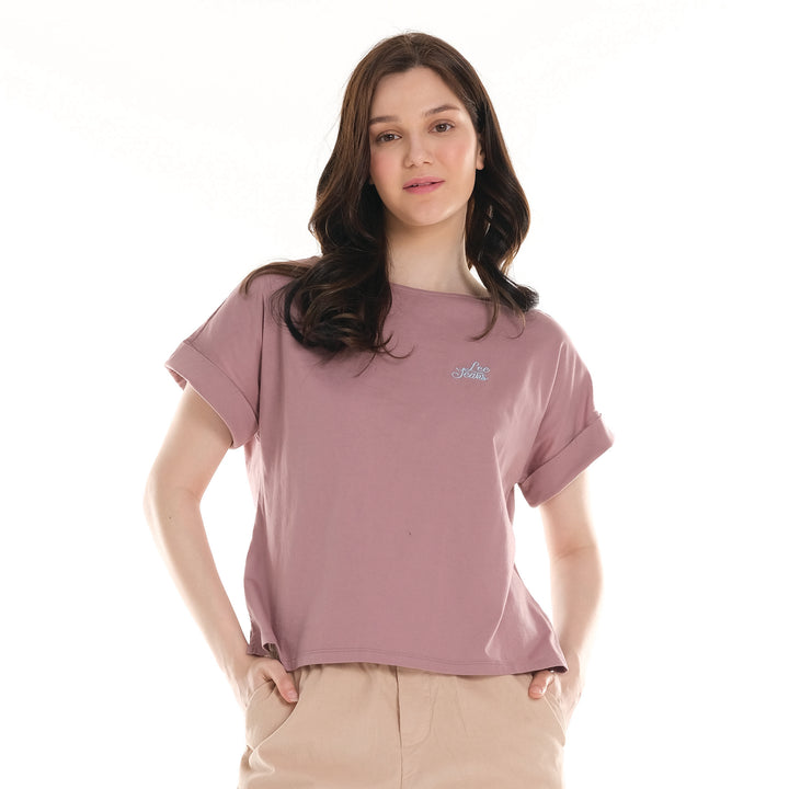 WOMENS ROUNDNECK LOOSE TOPS