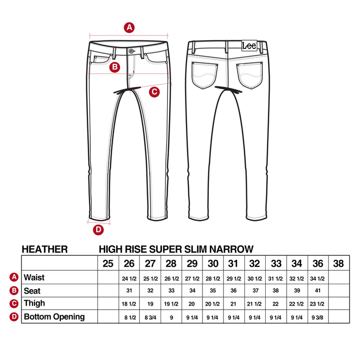WOMENS HEATHER JEANS IN DARK ARTISTICO