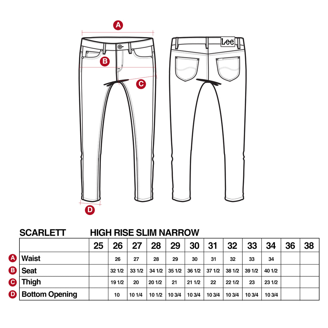 WOMENS SCARLETT DENIM JEANS IN DAISY BLUE