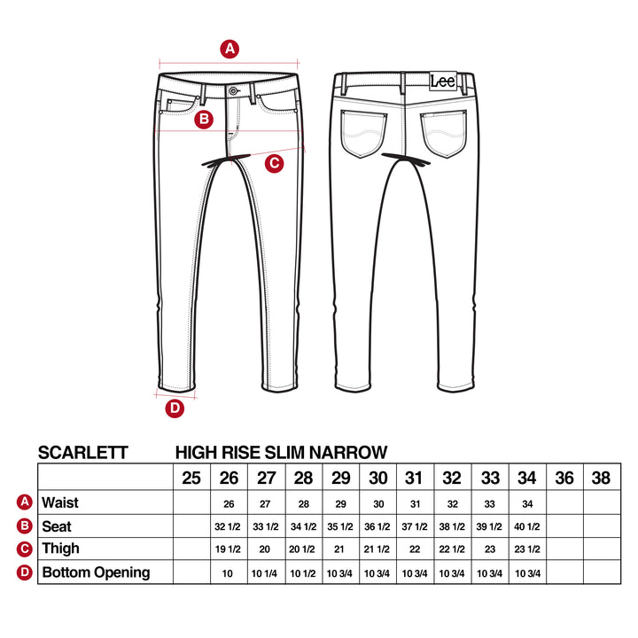 WOMENS SCARLETT DENIM JEANS IN DAISY BLUE