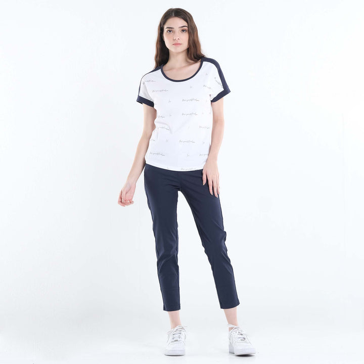 LEE LADIES CONTRAST COMBINATION TEE