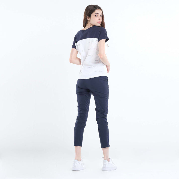 LEE LADIES CONTRAST COMBINATION TEE