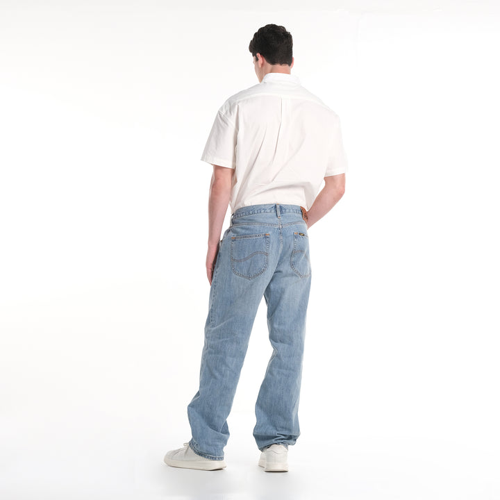 LEE MENS ASHER FIT; LOOSE STRAIGHT DENIM JEANS