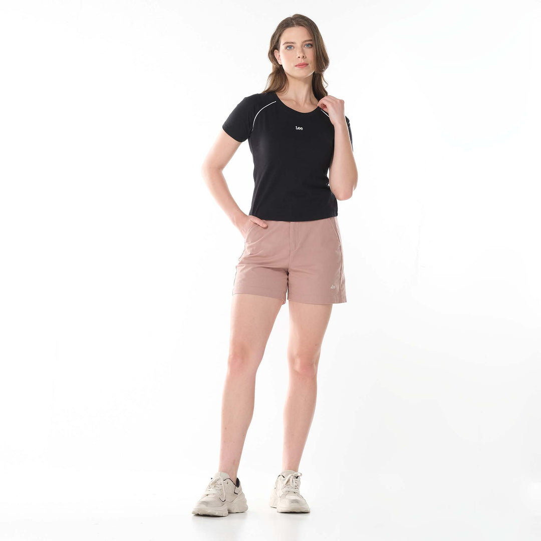 Lee Ladies Raglan Top with Embriodered Logo