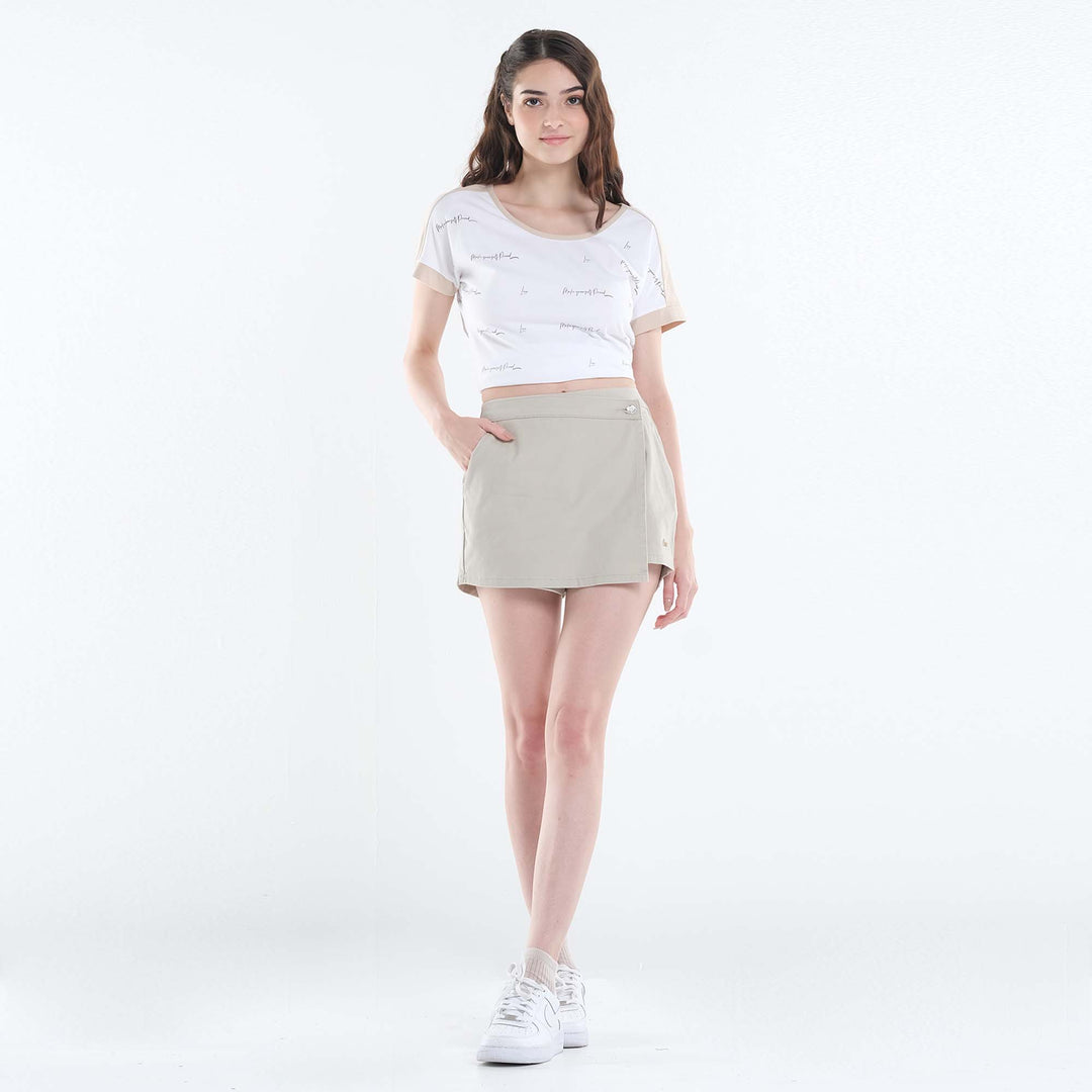 LEE WOMENS SINGLE BUTTON SKORT