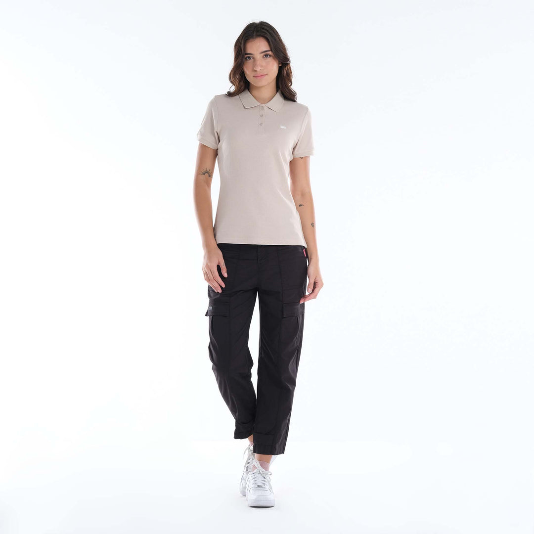 LEE LADIES CLASSIC SPORTSHIRT WITH SMALL PATCHED LOGO