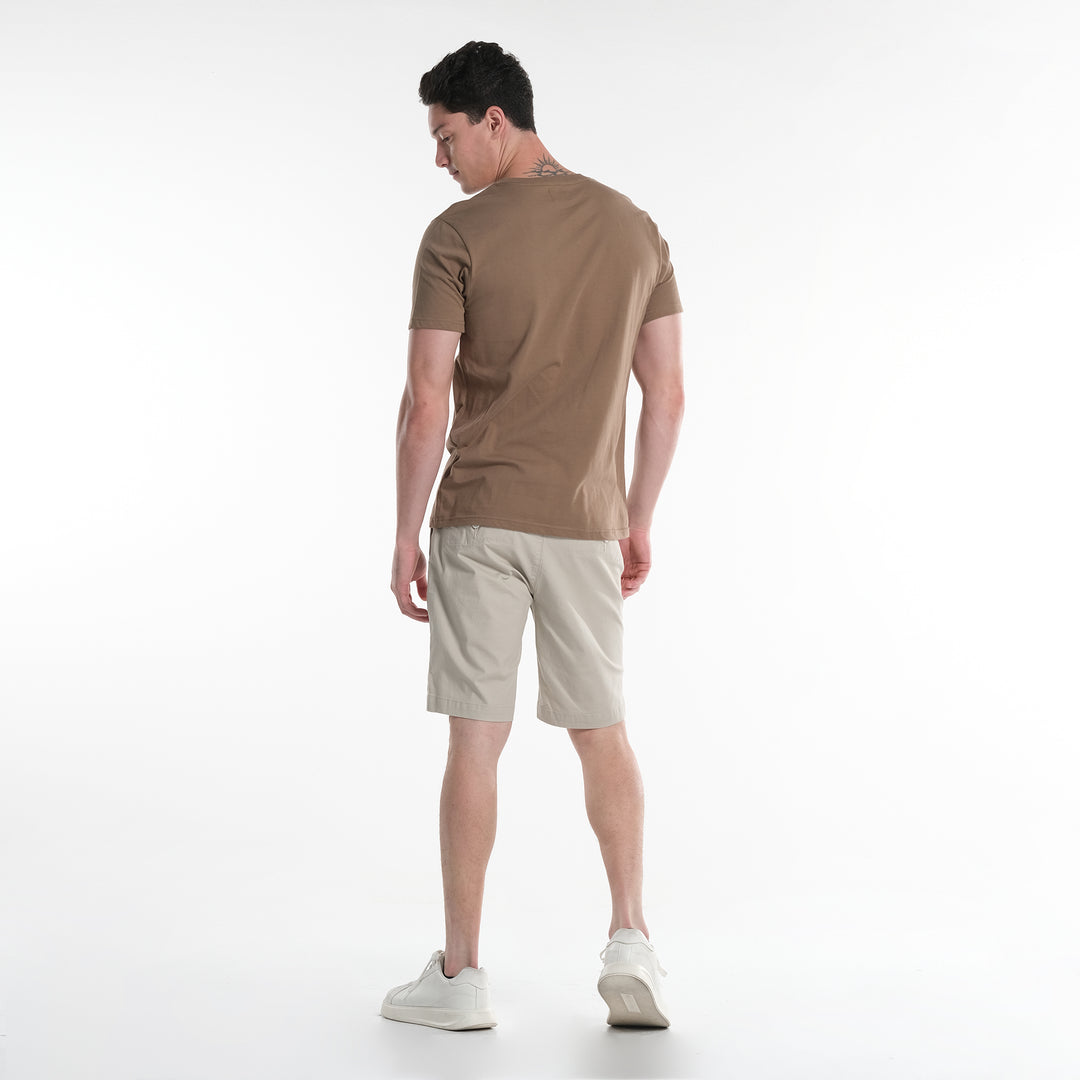 LEE MENS ROUND NECK EMBOSSED EMBROIDERY LOGO TEE