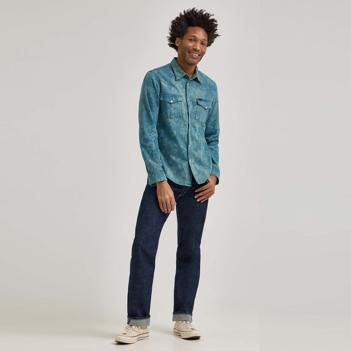 LEE x PAUL SMITH LASER PRINT WESTERN LONG SLEEVE SHIRT