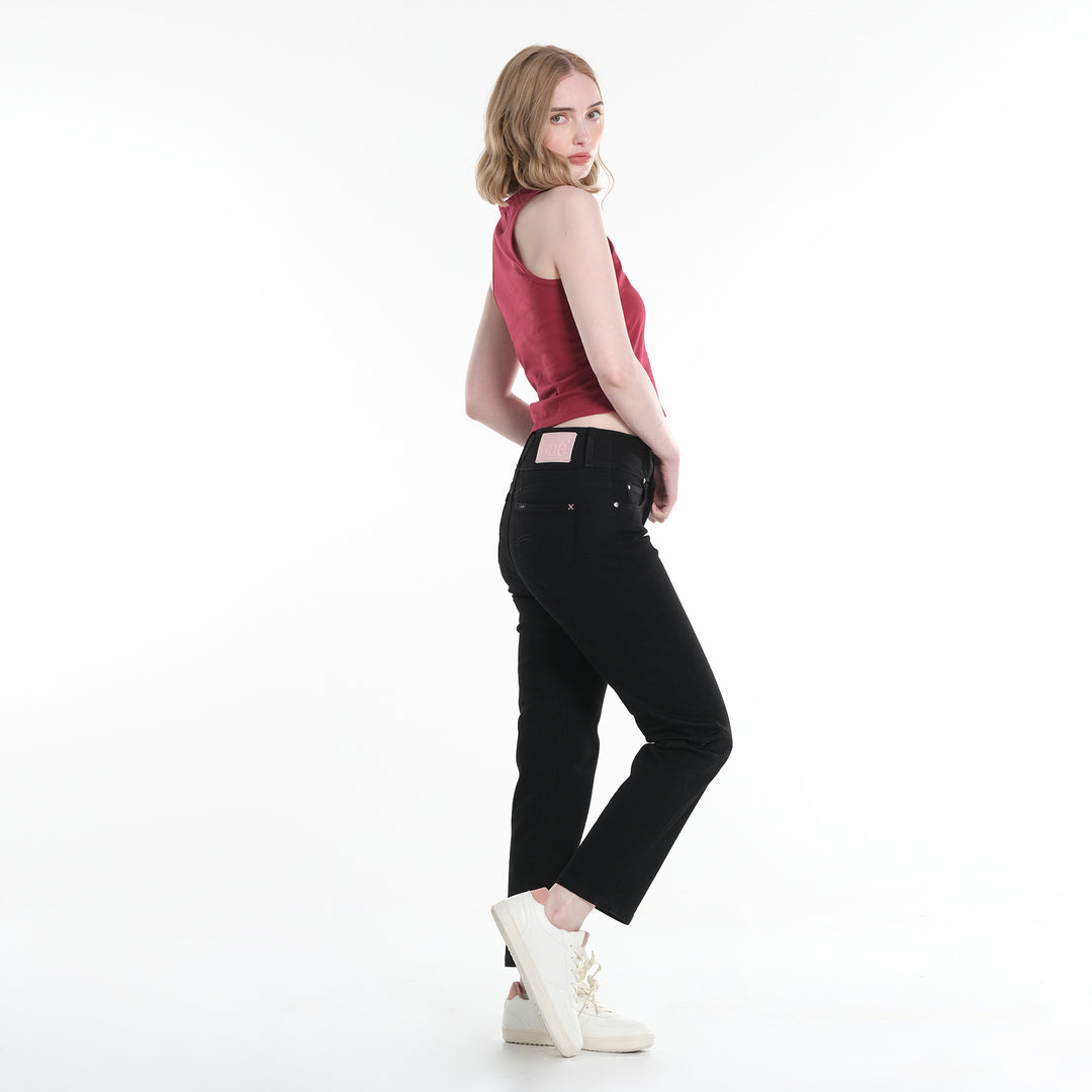 LEE LADIES SEMI CROPPED SLEEVELESS TOP