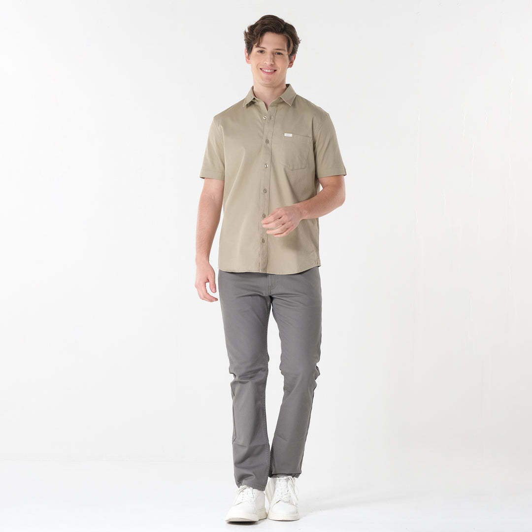 Lee Mens Button Down Woven Polo