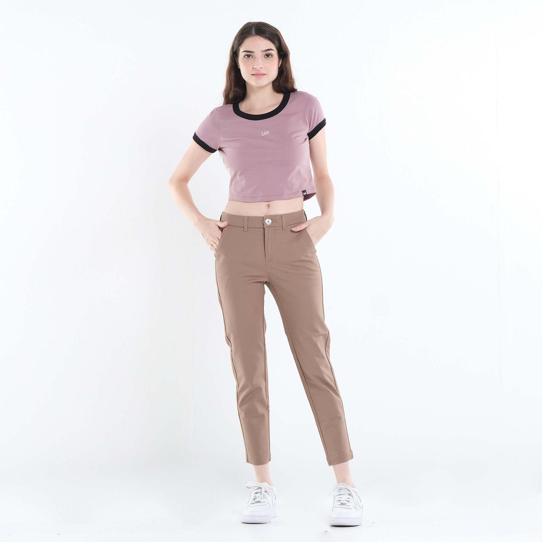 LEE WOMENS HIGH WAIST TROUSERS