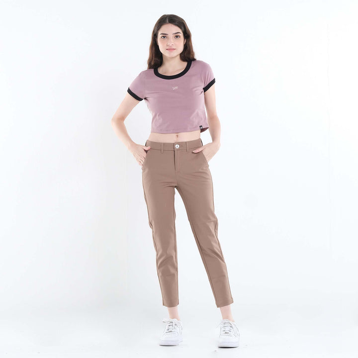 LEE WOMENS HIGH WAIST TROUSERS