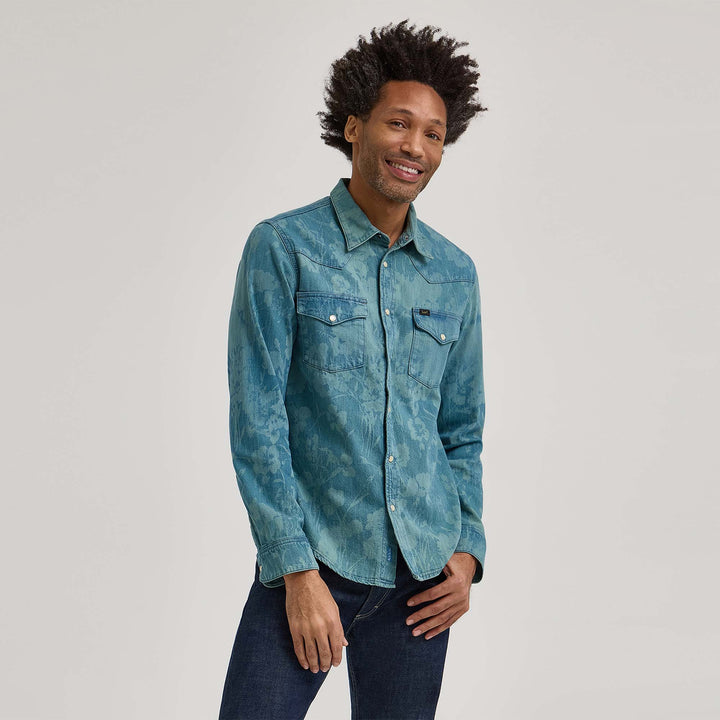 LEE x PAUL SMITH LASER PRINT WESTERN LONG SLEEVE SHIRT