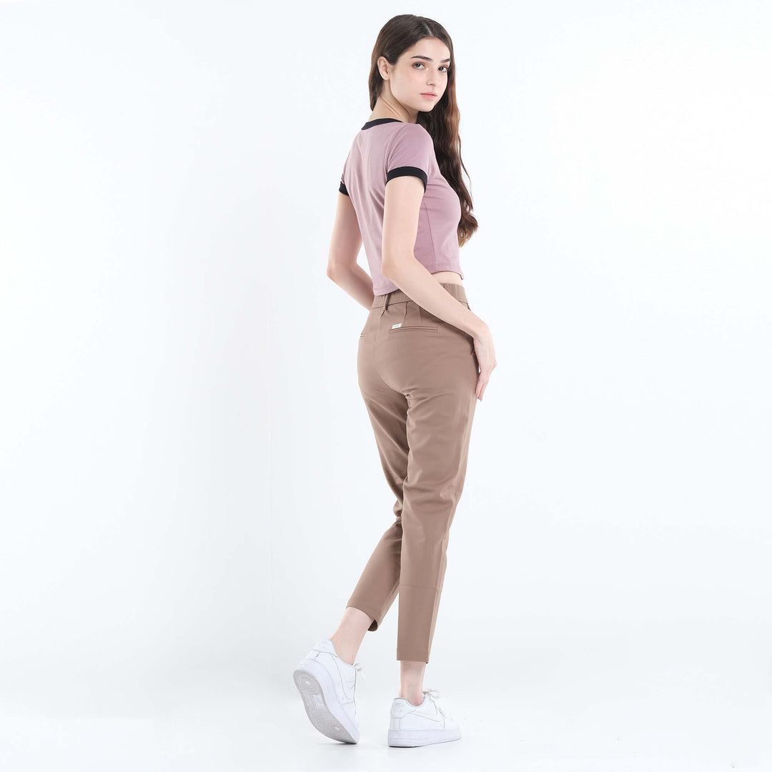 LEE WOMENS HIGH WAIST TROUSERS