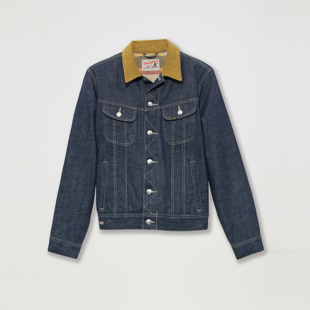 Corduroy Collar Lee Stormrider Jean Jacket Vintage Men's Lee Storm