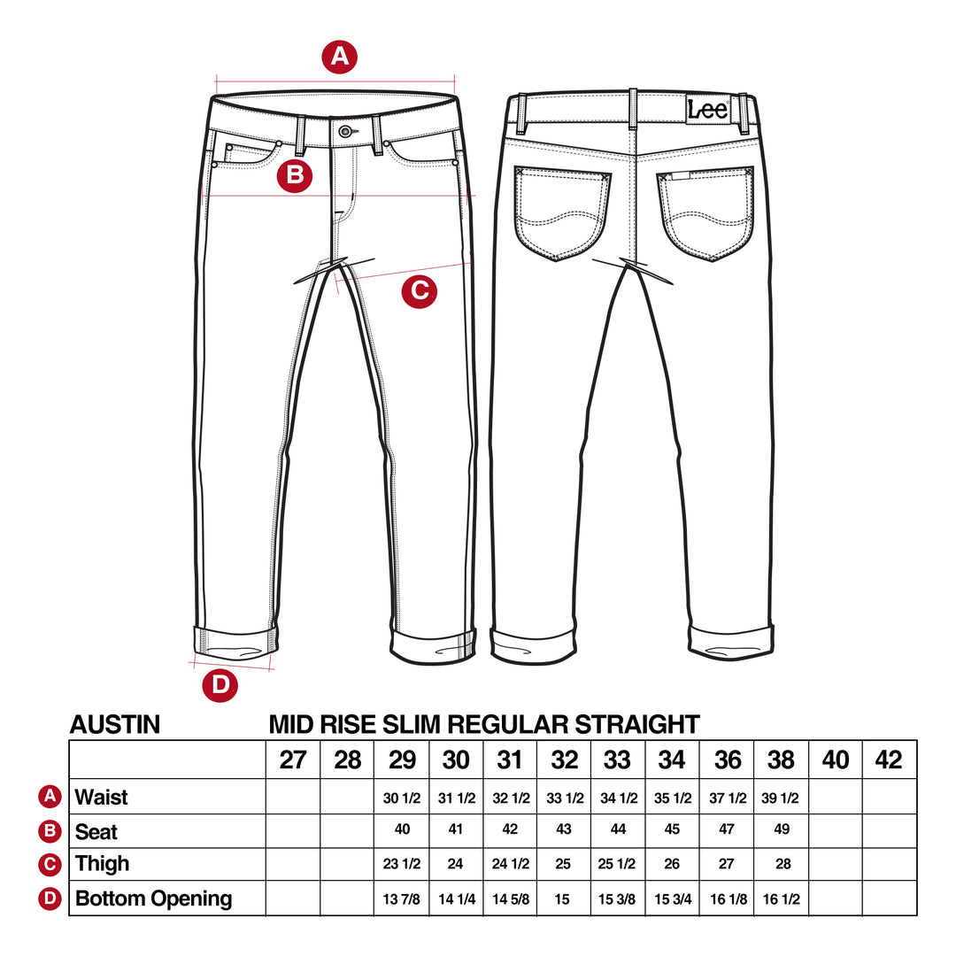 MENS AUSTIN DENIM PANTS IN DARK FREEPORT