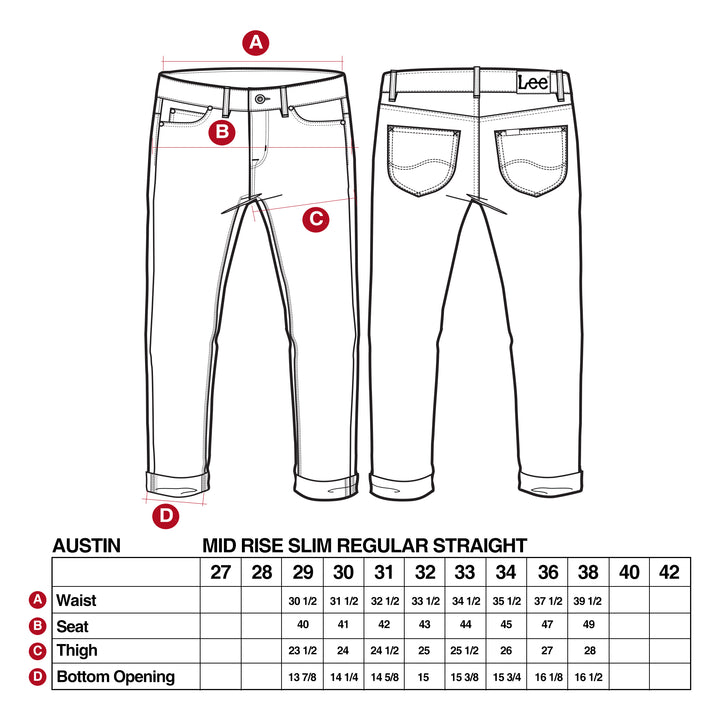 MENS AUSTIN DENIM PANTS IN DARK FREEPORT