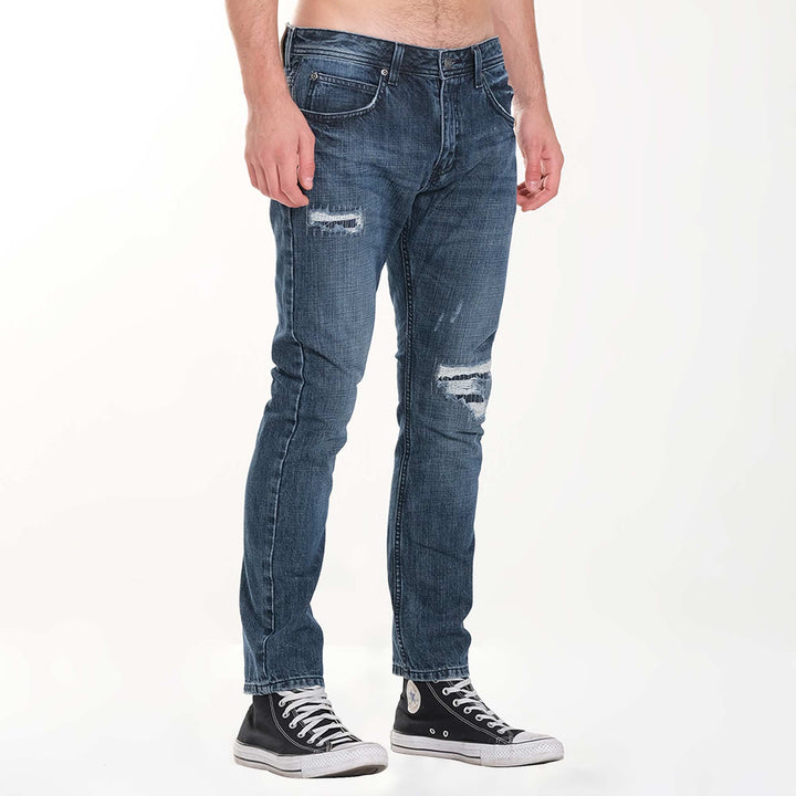 MENS RAMONE DENIM JEANS IN DARK WORN KANSAS
