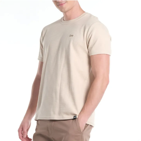 LEE MENS OTTOMAN ROUNDNECK  WITH SMALL LOGO TEE