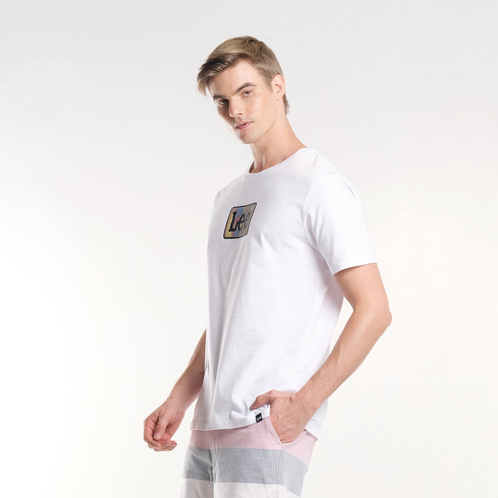 MENS ROUNDNECK HOLOGRAPHIC PRINT TEE